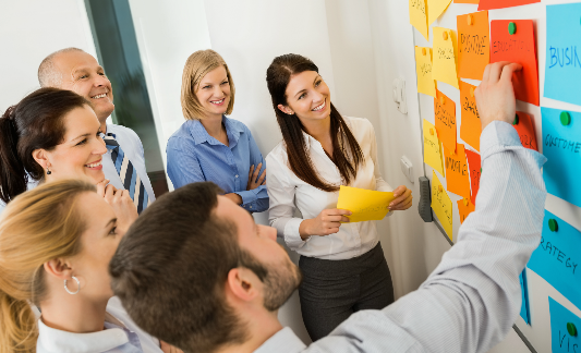 People doing a design sprint