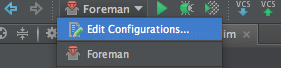 edit configurations